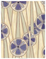 Framed Lavender Reeds II