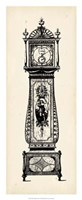 Framed Antique Grandfather Clock II