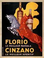 Framed Florio E Cinzano