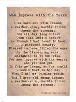 Framed Men Improve With the Years