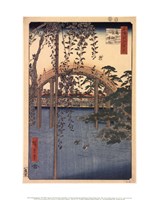 Framed Precincts of the Tenjin Shrine at Kameido, 1856
