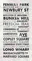 Framed Boston Cities I