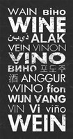 Framed Wine in Different Languages
