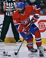 Framed P.K. Subban in action 2012-13