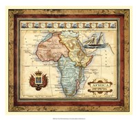 Framed Map of Africa