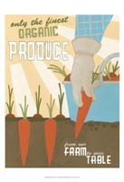 Framed Organic Produce