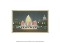 Framed Illuminated Fountain Capitol Plaza