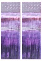 Framed 2-Up Purple Rain II