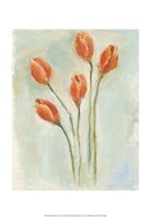 Framed Painted Tulips I