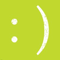 Framed Lime Smiley