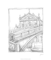 Framed Sketches of Venice I