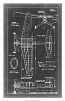 Framed Aeronautic Blueprint IV