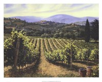Framed Tuscany Vines