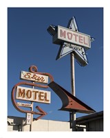 Framed Star Motel in Lompoc, California