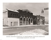 Framed Buick Motor Company & Greensboro Motor Company Guilford County, NC 1979