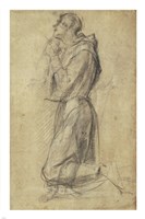 Framed Study of Saint Francis