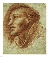 Framed Study of a Franciscan Monk