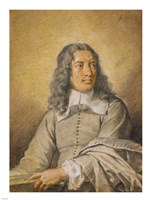 Framed Portrait of M. Quatrehomme du Lys