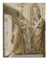 Framed Father of Psyche Consulting the Oracle of Apollo