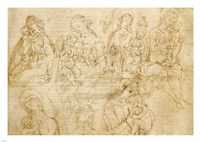 Framed Studies of the Virgin and Child