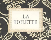 Framed La Toilette