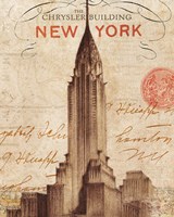 Framed Letter from New York