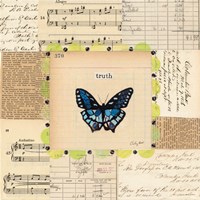 Framed 'Truth Butterfly' border=