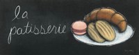 Framed Chalkboard Menu II - Patisserie