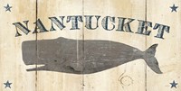 Framed Nantucket Whale