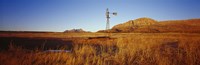 Framed Windmill in a Field, U.S. Route 89, Utah