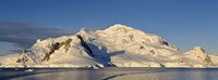 Framed Snowcapped mountain, Andvord Bay, Antarctic Peninsula