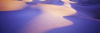 Framed Sand dunes at sunset, Stovepipe Wells, Death Valley, California, USA