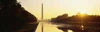 Framed Washington Monument, Washington DC, District Of Columbia, USA