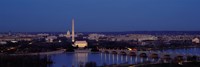 Framed Bridge Over A River, Washington Monument, Washington DC, District Of Columbia, USA