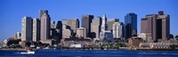 Framed Skyline, Cityscape, Boston, Massachusetts, USA,