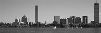 Framed MIT Sailboats, Charles River, Boston, Massachusetts, USA