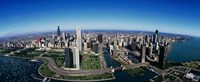 Framed Aerial view of Chicago IL