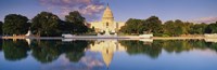Framed US Capitol Reflecting, Washington DC