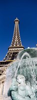 Framed Fountain Eiffel Tower Las Vegas NV