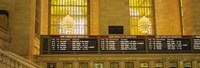 Framed Arrival departure board in a station, Grand Central Station, Manhattan, New York City, New York State, USA