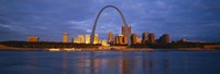 Framed Buildings At The Waterfront, Mississippi River, St. Louis, Missouri, USA