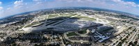 Framed Aerial view of an airport, Midway Airport, Chicago, Illinois, USA