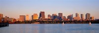 Framed Boston, Massachusetts skyline