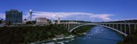 Framed Bridge across a river, Rainbow Bridge, Niagara River, Niagara Falls, New York State, USA
