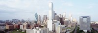 Framed Dallas Skyline