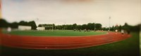 Framed Running track in a park, McCarran Park, Greenpoint, Brooklyn, New York City, New York State, USA