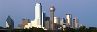 Framed Skyline View of Dallas, Texas