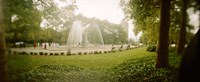 Framed Fountain in a park, Prospect Park, Brooklyn, New York City, New York State, USA