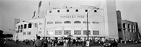 Framed People outside a baseball park, old Comiskey Park, Chicago, Cook County, Illinois, USA