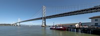 Framed Bay Bridge San Francisco, California